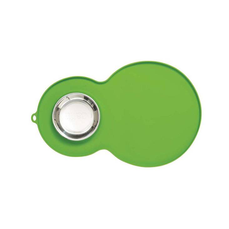 Ruoka-alusta Peanut metallikupilla vihreä CatIt - Kissan ruokinta-alustat - 034177 - 1