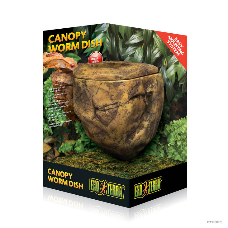 Ruokakuppi Canopy Worm Dish ExoTerra - Terraarion tarvikkeet ja kuivikkeet - 037687 - 1