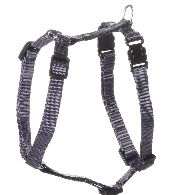 Säätövaljas Ziggi graniitti Flamingo - Koiran Y-valjaat - 032497 - 1