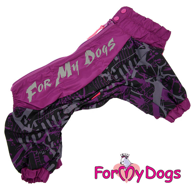 Sadehaalari narttumalli Violet Neon For My Dogs - Koiran haalarit - 026397 - 1