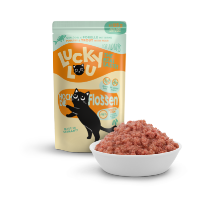 Siipikarja taimen Life Stage 125g ps Lucky Lou - Aikuisten kissojen säilykkeet - 037017 - 1