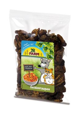 Silkkiäistoukkia 40g kuivatut JR Farm P* - Pieneläinten herkut ja namipalat - 017897 - 1