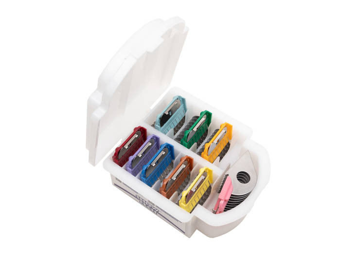 Snap-on teräkampasetti 9kpl laatikossa Show Tech - Koiran trimmauskoneet ja terät - 028037 - 2