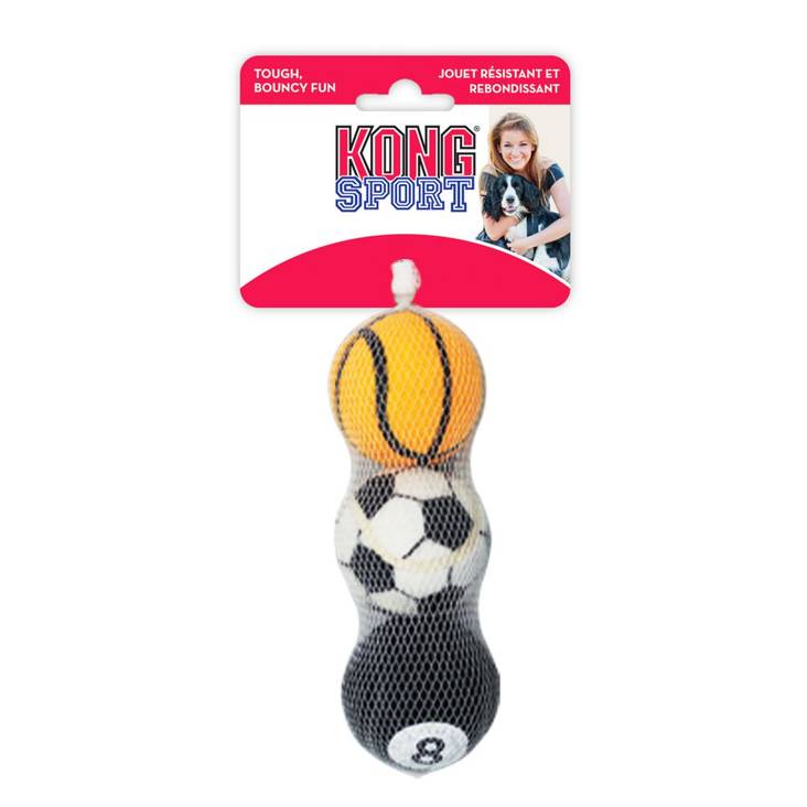 Sport Balls M 3kpl värimix KONG - Koiran pallot ja heittolelut - 000407 - 1
