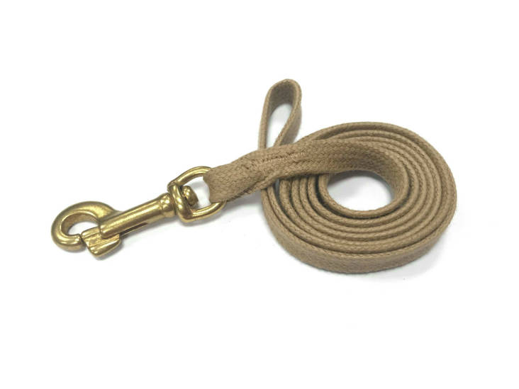 Talutin puuvillaa messinkilukolla 0,5mmx100cm Onega - Koiran näyttelytaluttimet - 033337 - 1