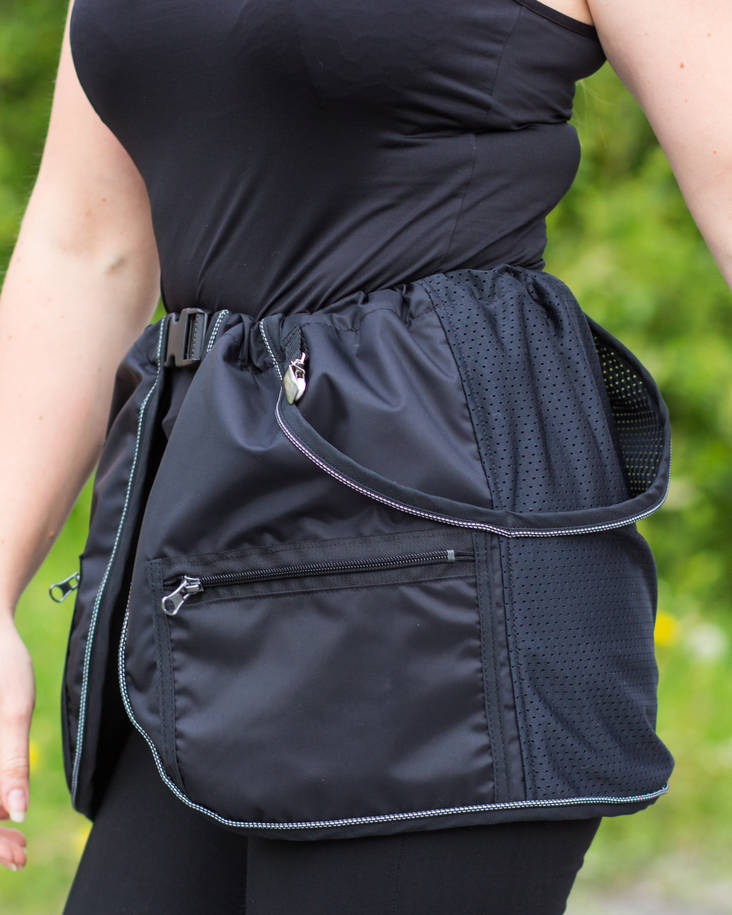 Treenitasku verkolla musta Janutex - Koiraurheilijan asusteet - 034757 - 1