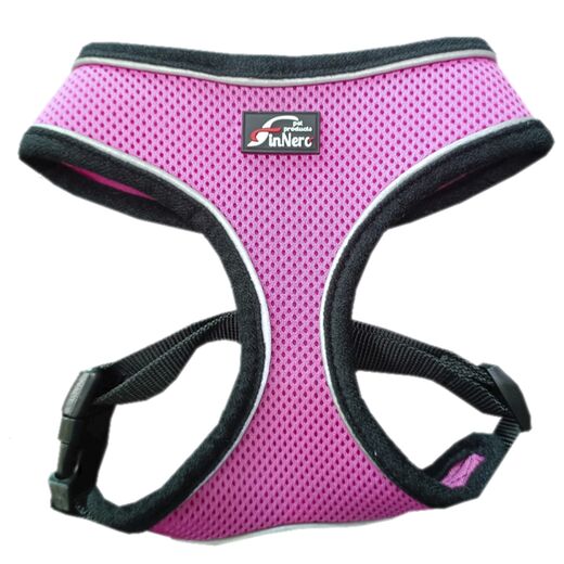 Y-valjas pinkki Light Mesh Finnero - Koiran Y-valjaat - 028527 - 1