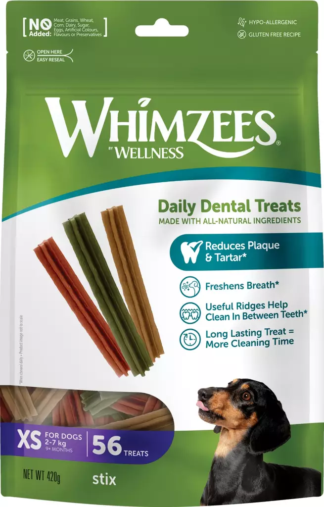 Stix XS 56kpl pss Whimzees - Koirien puruluut - 043207 - 1