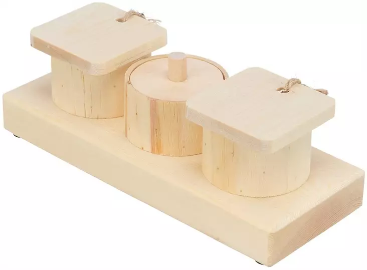 Puinen lelu Snack Cups 15x4,5x6cm Trixie - Pieneläinten lelut ja puuhasteltavat - 046157 - 1