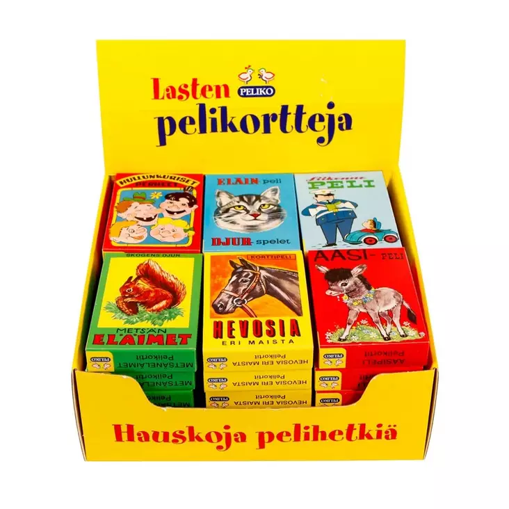 Lasten pelikorttilajitelma 6 erilaista Peliko - Lahjatavarat - 046447 - 1