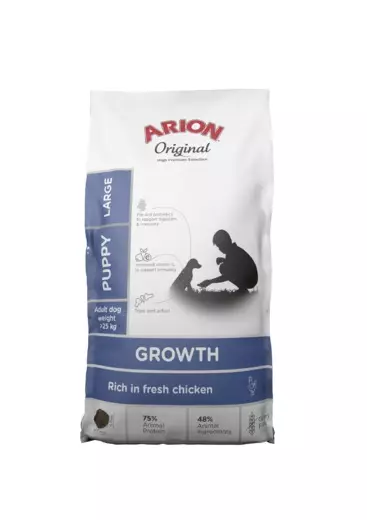 Growth Puppy Large rich in fresh chicken Arion - Kuivaruoat pennuille ja kasvatukseen - 048477 - 1