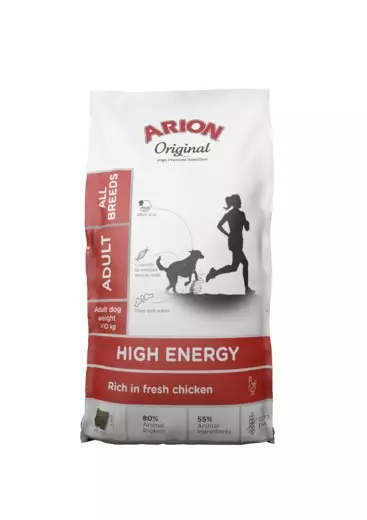 Adult High Energy All Breed 12kg Arion - Koiran kuivaruoat ikääntyville koirille - 048497 - 1