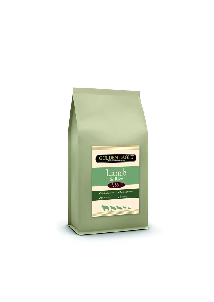 Dog Lamb & Rice 20/10 Naturally Golden Eagle - Koiran kuivaruoat aikuisille koirille - 052857 - 1