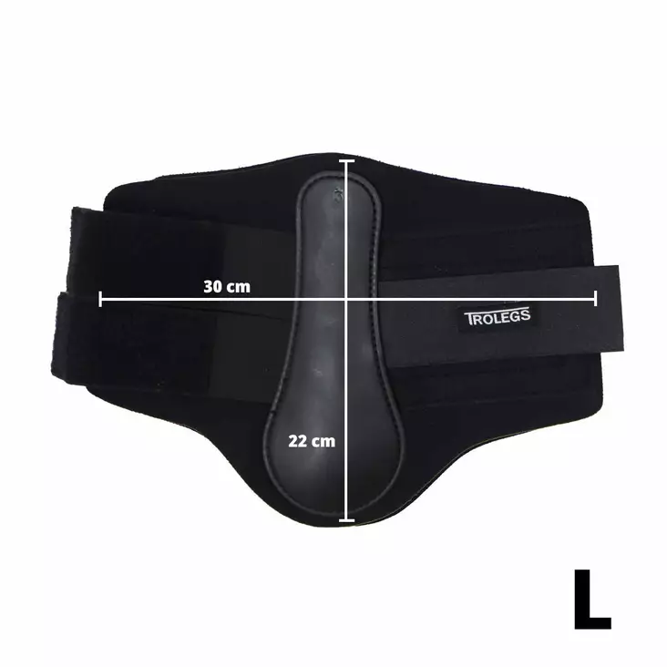 Hivutussuojat L pari musta Tro-Legs - Hevosen vuohis- ja hivutussuojat - 055697 - 1