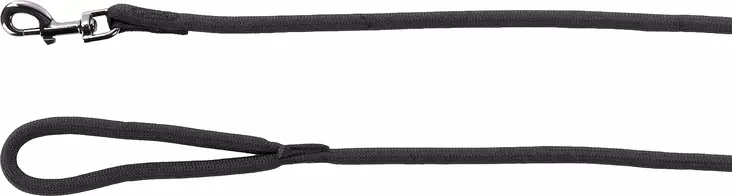 Pyöreä paracordtalutin Aiden Ø10mm musta, eri pituuksia Flamingo - Koiran nylontaluttimet - 056487 - 1