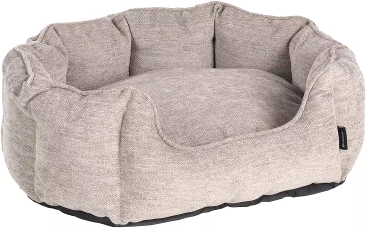 Reunapeti Maylo Octagon 63x55x20cm beige Flamingo - Koiran reunalliset pedit - 057467 - 1