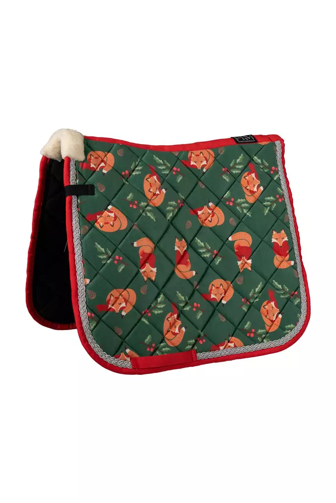 Satula/yleishuopa X-mas PONY vihreä HKM-sports - Ratsun satulahuovat ja romaanit - 060347 - 1