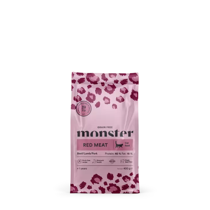 Adult Grain Free Red Meat monster cat - Kissan kuivaruoat aikuisille kissoille - 058107 - 1