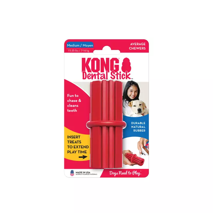 Dental Stick punainen KONG - Koiran aktivointilelut - 000437 - 1