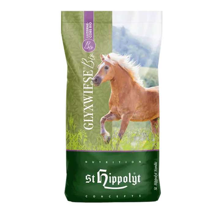 Glyx-Wiese Bio Luzerne cobs 20kg St Hippolyt - Viherpelletit ja -kuutiot - 055137 - 1