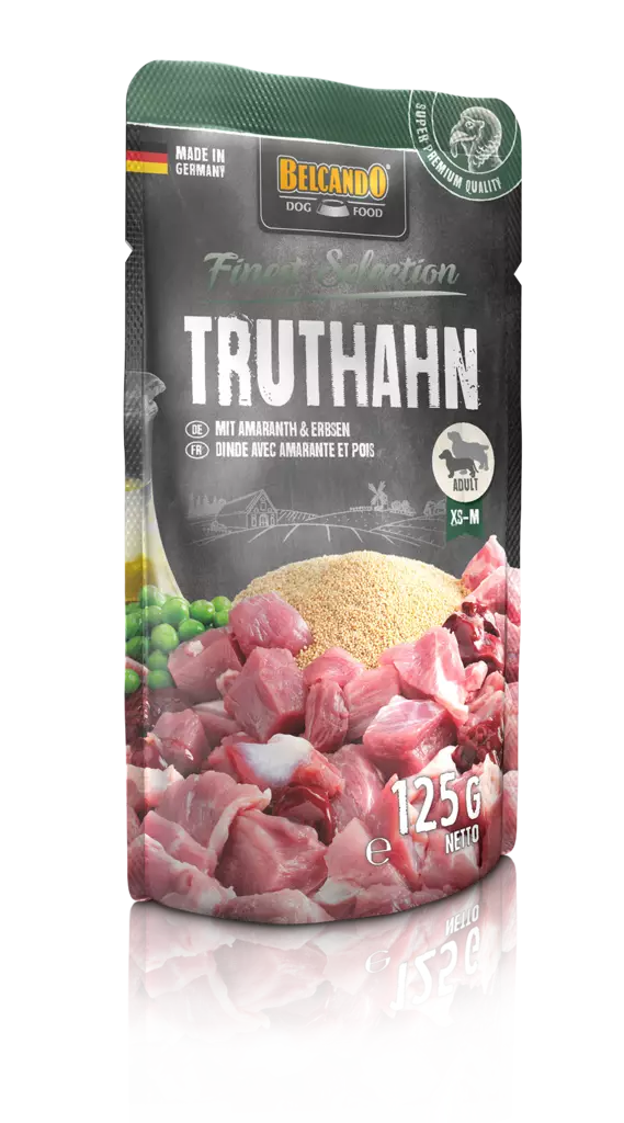 Kalkkuna ja Amarantti 125g Belcando - Koiran säilykkeet aikuisille koirille - 044237 - 1
