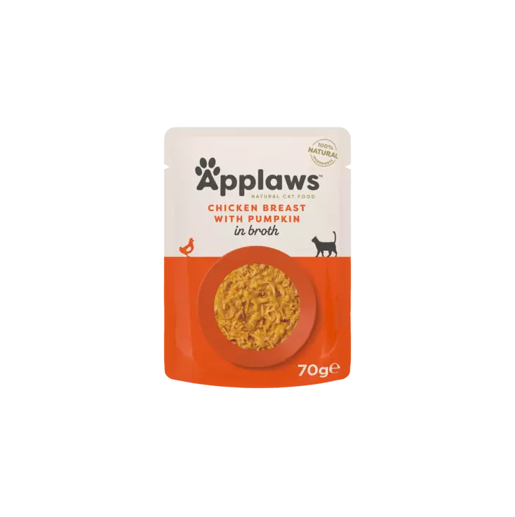 Kananrinta kurpitsa 70g pss Applaws Cat - Aikuisten kissojen säilykkeet - 003757 - 2