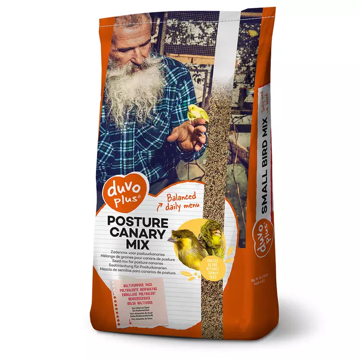 Kanarialinnun Posture siemensekoitus 20kg Duvo+ - Lemmikkilintujen ruoka - 060047 - 1
