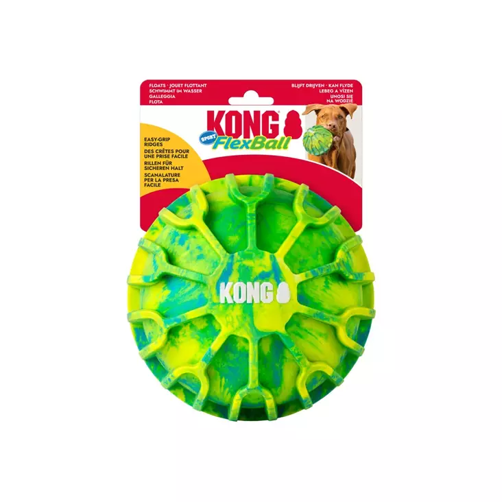Flexball Sport Ball XL 17,7cm vihreä KONG - Koiran pallot ja heittolelut - 055817 - 1