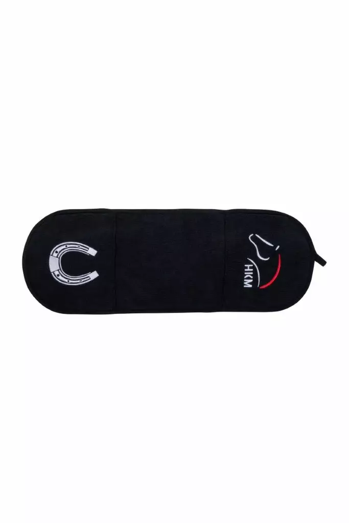 Kuivauspyyhe 65x24cm musta HKM-sports - Hevosen kuivausviilat ja kuivaimet - 051387 - 1