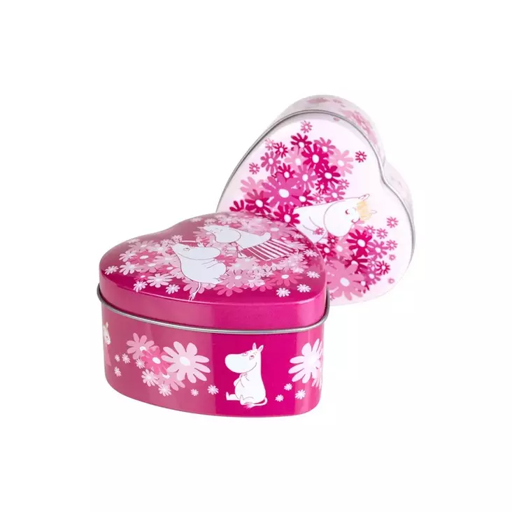 Kukkasydän-sydänpurkki pinkki lajitelma Muumi - Koti ja sisustus - 055707 - 1