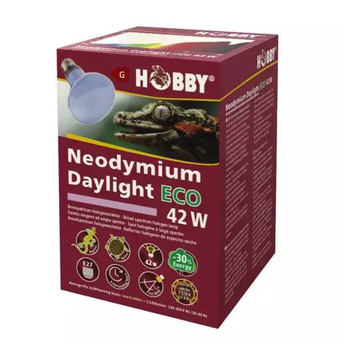 Lämpölamppu Neodymion Daylight Eco UV-A 42W Hobby - Terraarion tarvikkeet ja kuivikkeet - 059167 - 1