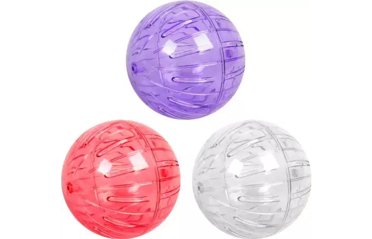 Leikkipallo jyrsijälle 12cm värimix Flamingo - Pieneläinten lelut ja puuhasteltavat - 055447 - 1