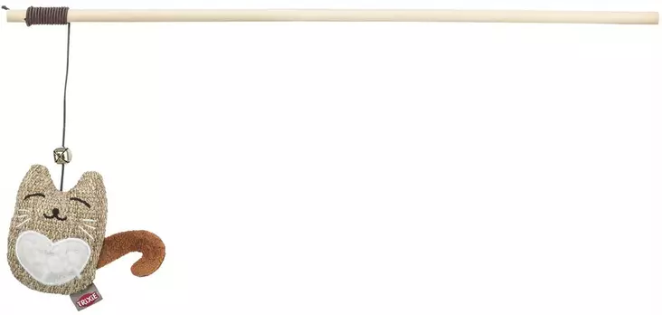 Leluonki Kissa kissanmintulla 38cm beige-valkoinen Trixie - Kissan huiskat ja onkilelut - 054697 - 1