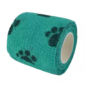 Liimapinteli tassu vihreä 5cm x 4,5m Hansbo Sport - Koiran ihon ja haavan hoito - 034717 - 1