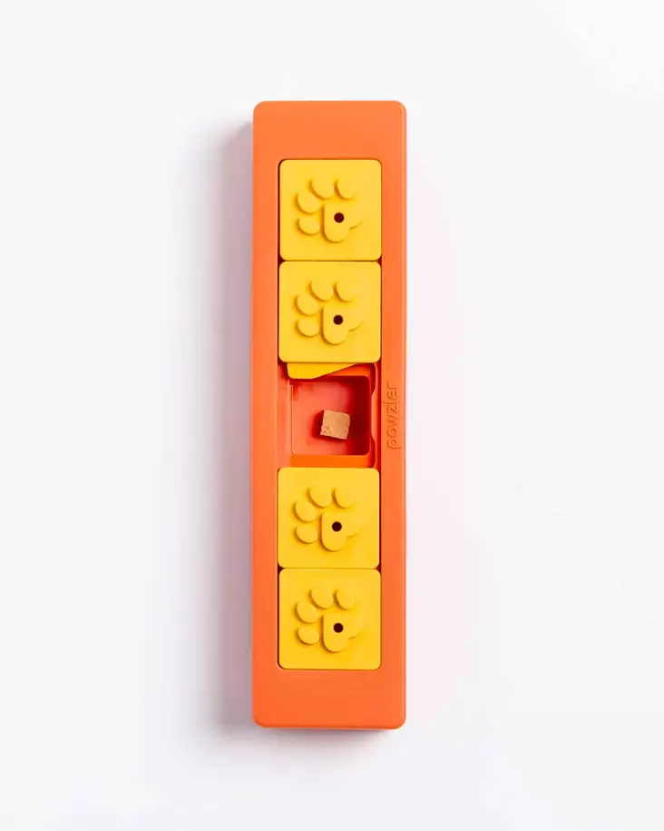 Lisäpala Zhu 24x6x4,5cm oranssi-keltainen Pawzler - Koiran aktivointilelut - 059897 - 1