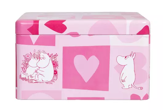 Lokeropurkki Rakastettu 14x9x16cm pinkki Muumi Martinex - Koti ja sisustus - 051237 - 1