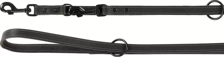 Monitoimitalutin nahkaa Montana 240x2cm musta Flamingo - Koiran nahkataluttimet - 057017 - 1