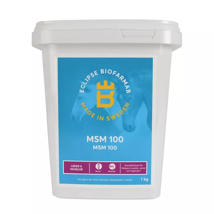 MSM 100 1kg Eclipse Biofarmab - Lisäravinteet nivelille & tukikudoksille - 003597 - 2