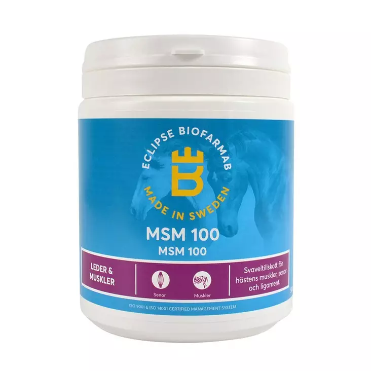 MSM 100% 500g Eclipse Biofarmab - Lisäravinteet nivelille & tukikudoksille - 003497 - 2