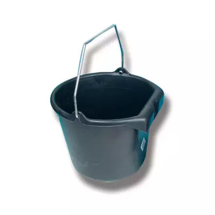 Muoviämpäri 20L suora sivu "119" musta - Kotieläinten ruokinta-astiat ja ämpärit - 027907 - 1