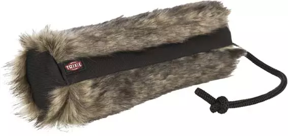 Namidummy karvalla 6x20cm ruskea Trixie - Koiran keppi-, rengas- ja noutolelut - 051417 - 1