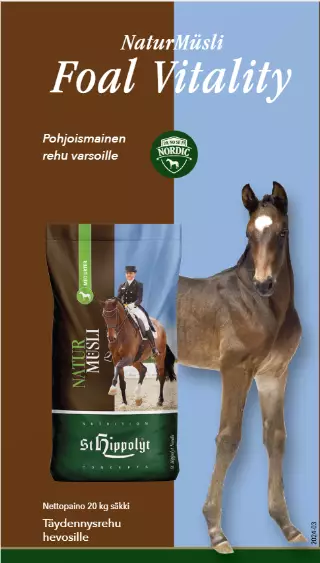NaturMysli Foal Vitality 15kg St Hippolyt - Täydennysrehut - 050087 - 1