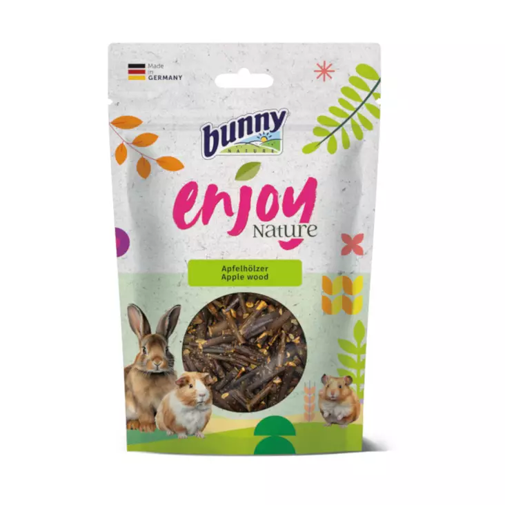 Omenapuu palat 100g EnjoyNature Bunny - Pieneläinten herkut ja namipalat - 050877 - 1