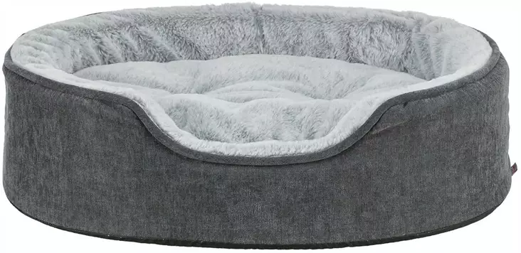 Ortopedinen reunapeti Vital Lino Soft vaaleanharmaa-tummanharmaa Trixie - Koiran reunalliset pedit - 056237 - 1