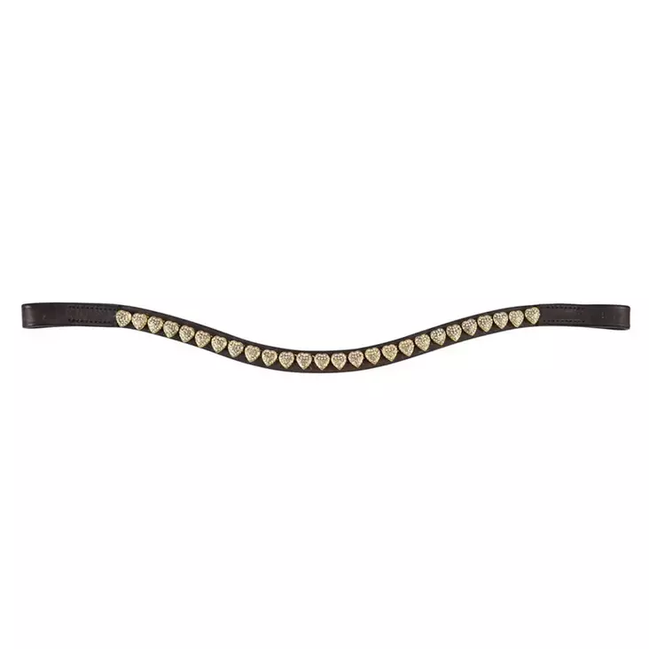 Otsapanta Sydän ruskea Hansbo Sport - Hevosen otsapannat - 056567 - 1