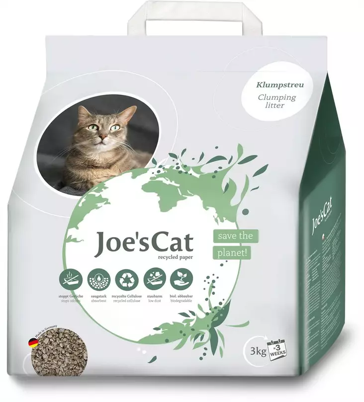 Kuivikerae paakkuuntuva 3kg 8L Joe's Cat - Kissanhiekat ja hiekan hajusteet - 054707 - 1