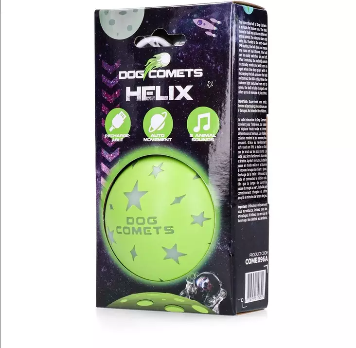 Pallo Helix interaktiivinen Dog Comets - Koiran pallot ja heittolelut - 047697 - 1
