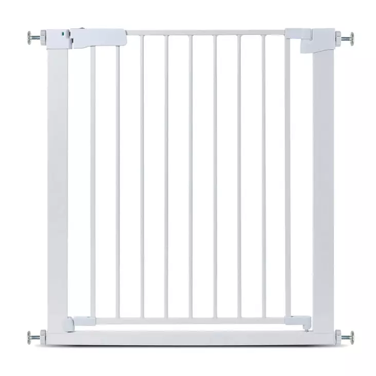 Pingotettava portti 76x75-82cm valkoinen Duvo+ - Koiraportit - 056087 - 1