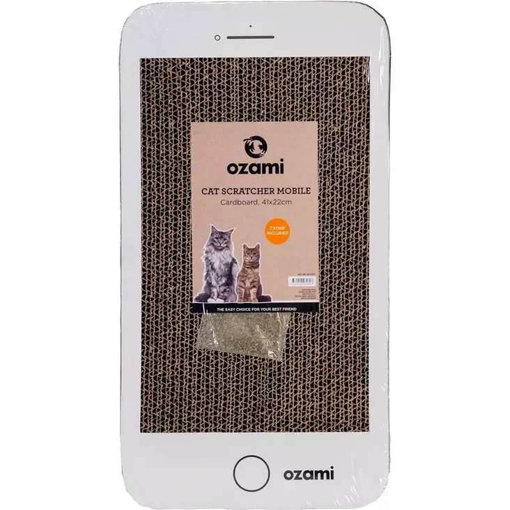 Raapima-alusta Mobile 41x22cm valkoinen OZami - Kissan raapimalaudat ja -tolpat - 055397 - 1