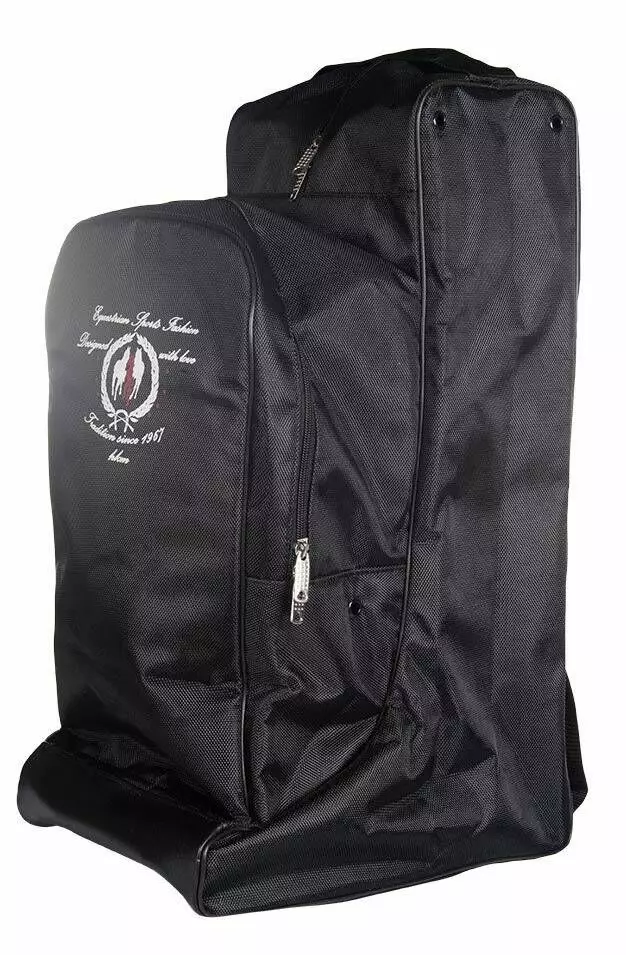 Saapas- ja kypäräkassi musta HKM-sports - Ratsastuskypärät - 051357 - 1